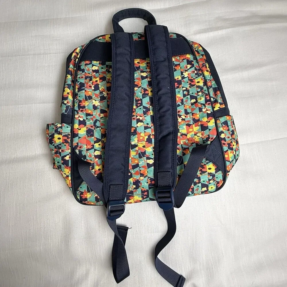 Lularoe Multicolor Floral Large Laptop Supply Canvas Backpack New